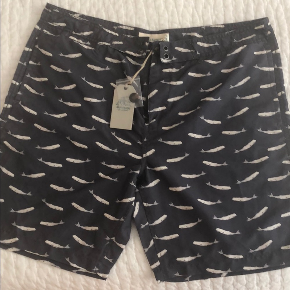 Men’s Surfside Supply Company Whale Swim Shorts